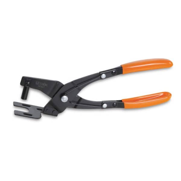 Pince pour l’extraction des supports en caoutchouc pour tubes d’échappement