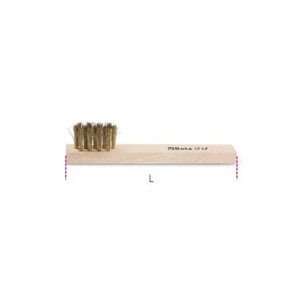 Brosse à bougies avec fils en cuivre ondulé, à˜ fil 0,2 mm