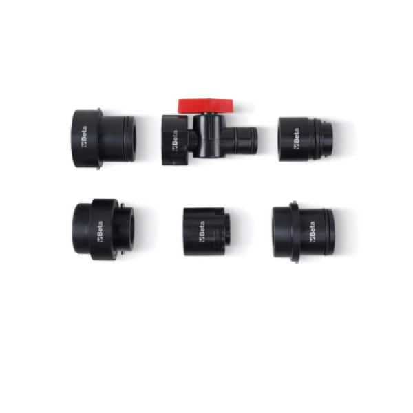 Kit d’adaptateurs d’accouplement rapide sans retour, pour entonnoir 1758B – 1758B-1,6