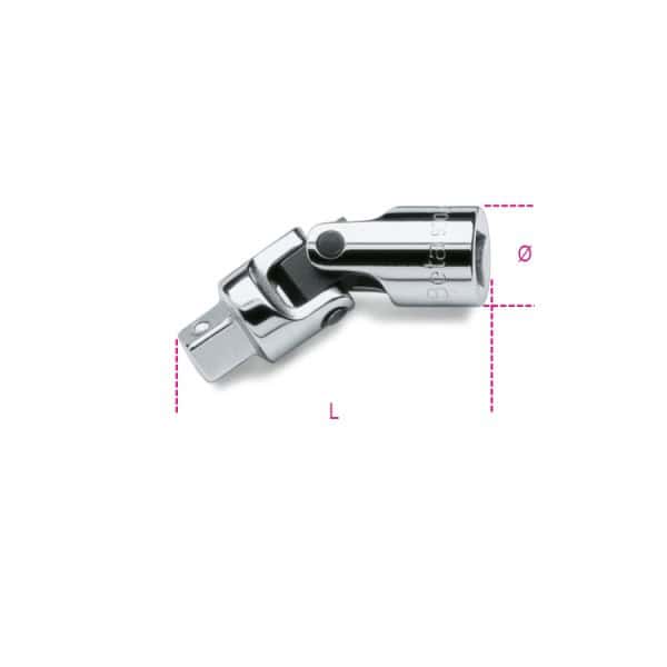 Cardan carrés mâle et femelle 1/4″