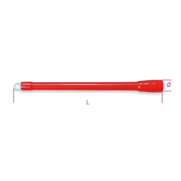 Rallonge carrés mâle et femelle 3/8″