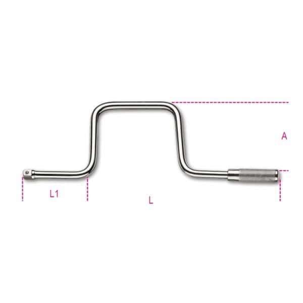 Vilebrequin carré mâle 1/2″