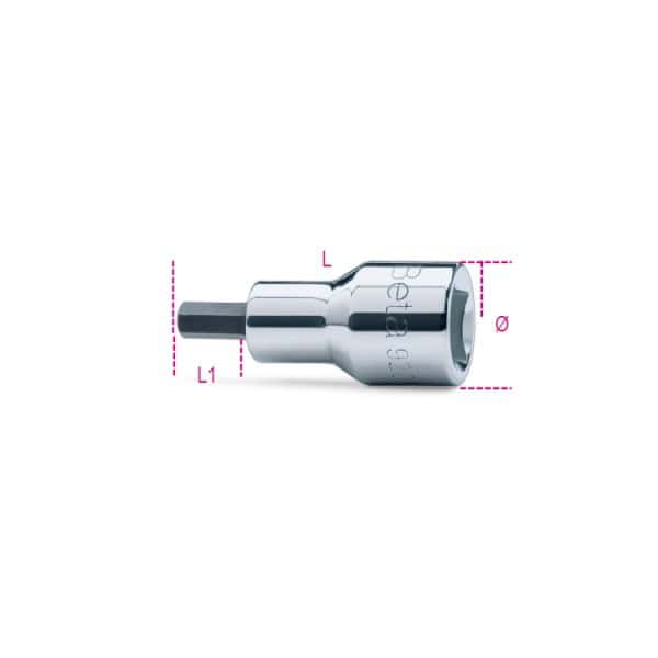 Douille tournevis pour vis 6 pans creux