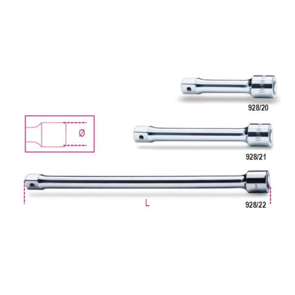 Rallonge carrés mâle et femelle 3/4″
