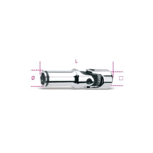 Douille à cardan pour bougies de préchauffage des moteurs diesel