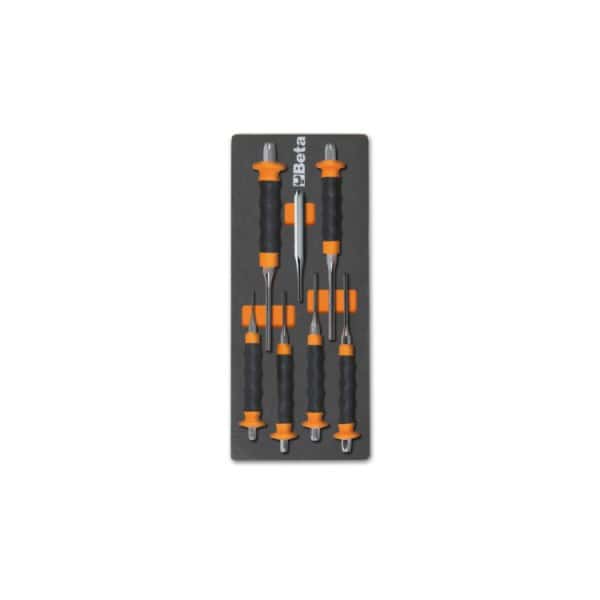 Plateau thermoformé souple avec composition d’outils