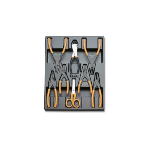 Plateau thermoformé rigide avec composition d’outils