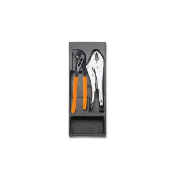 Plateau thermoformé rigide avec composition de 2 outils