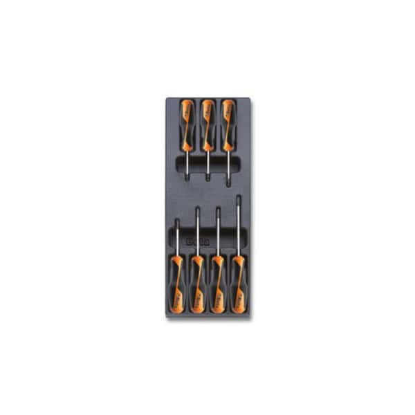 Plateau thermoformé rigide avec composition d’outils