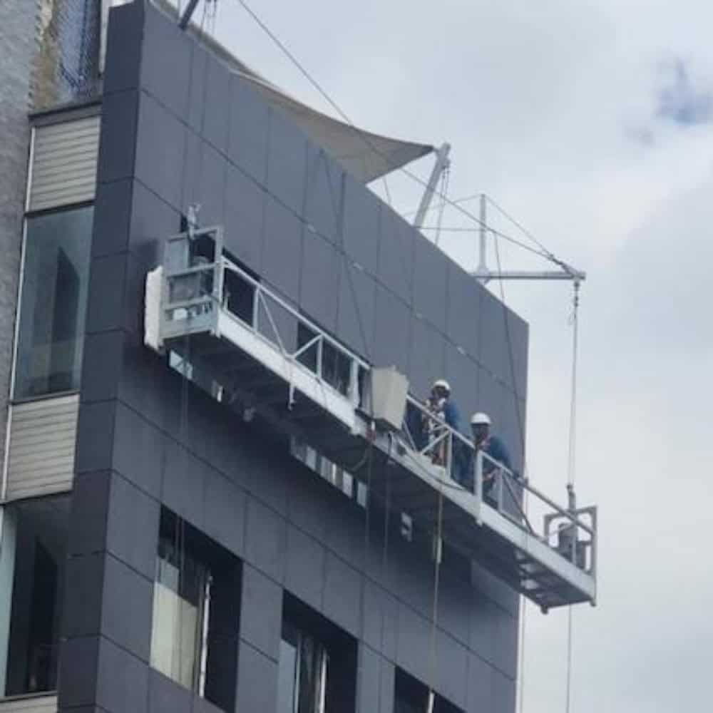 Plateforme suspendue en acier galvanisé 7.5m