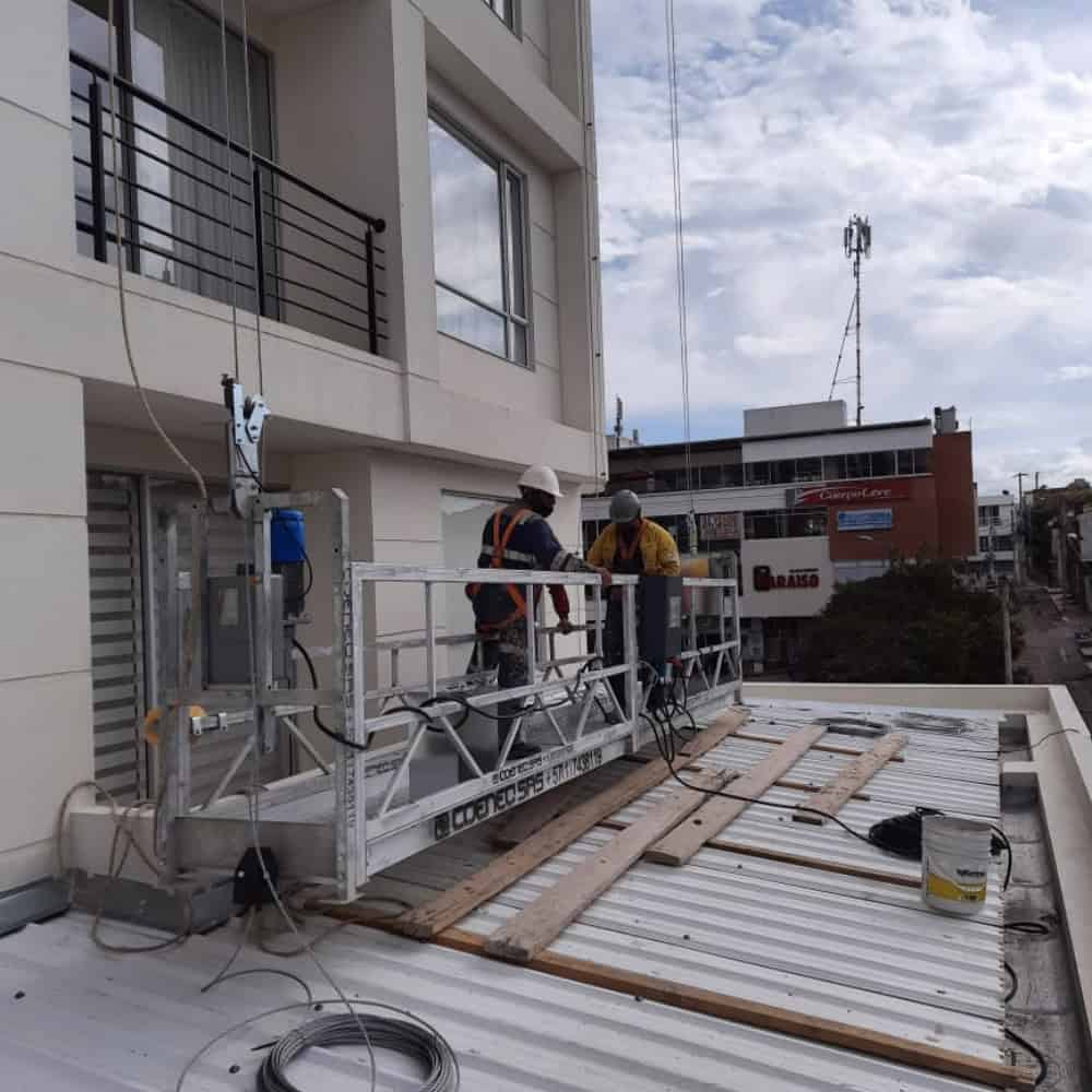 Plateforme suspendue en Aluminium 7.5m