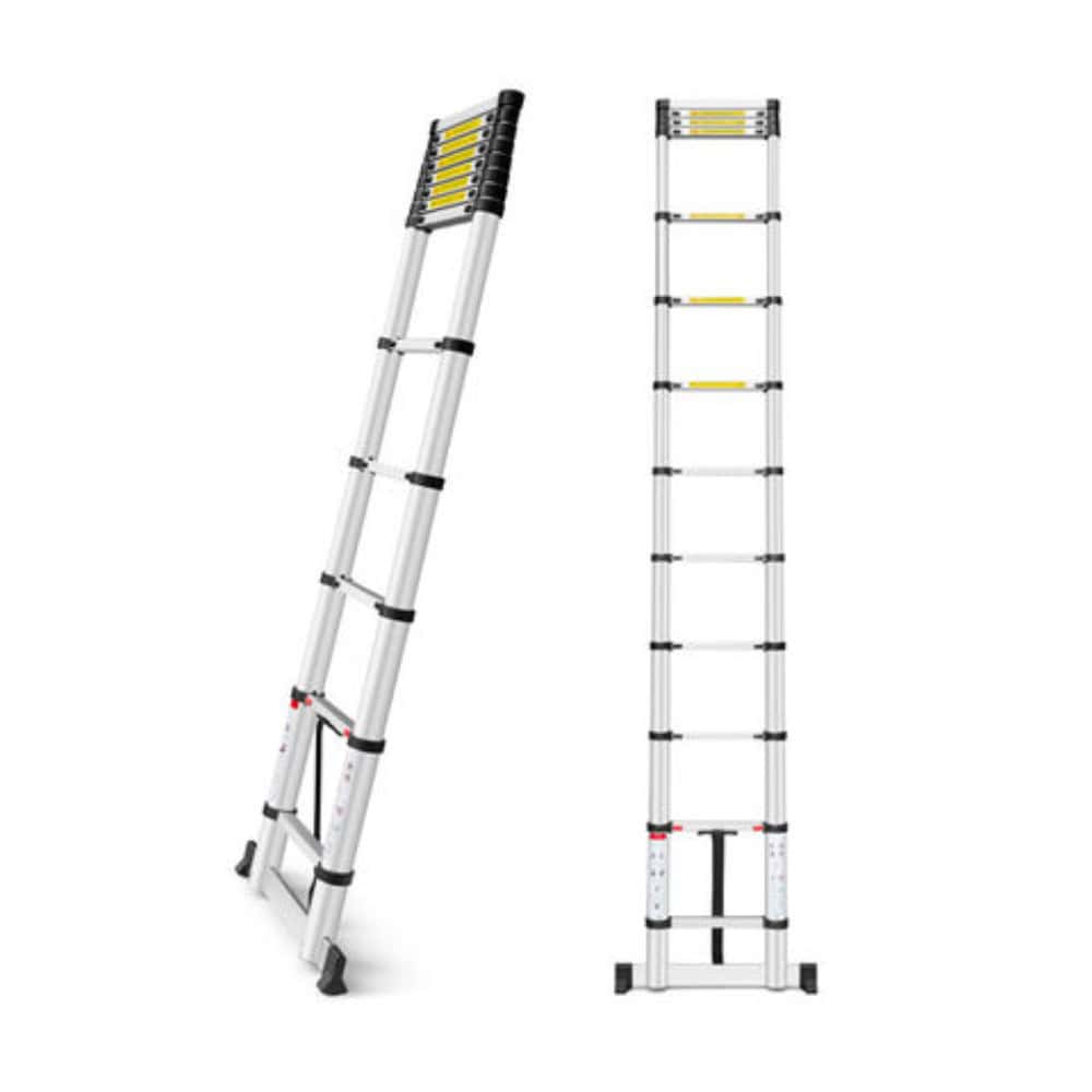 Échelle Télescopique Simple 3.80 m avec support