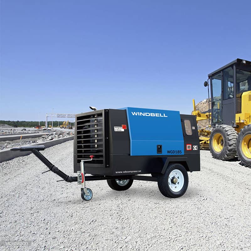 Compresseur d’air Diesel 185 Cfm